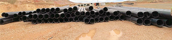 Lot Of 30" Diameter Hdpe-4710 Sdr-9 Fused Drisco Pipe, 7,178 Feet Total)